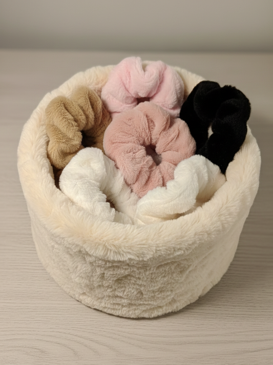 Fur Scrunchies