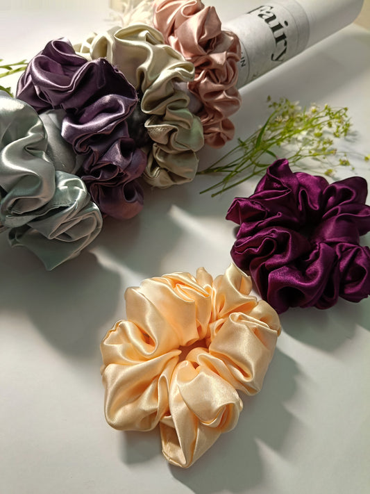 Satin Scrunchies Large