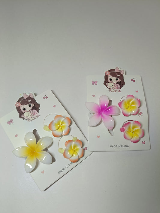 Flower Rubber Band and Flower Clip