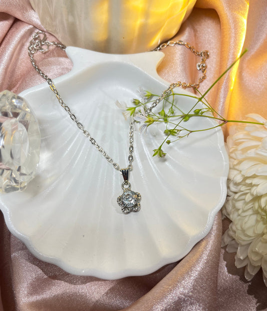 Flower Pendant Silver