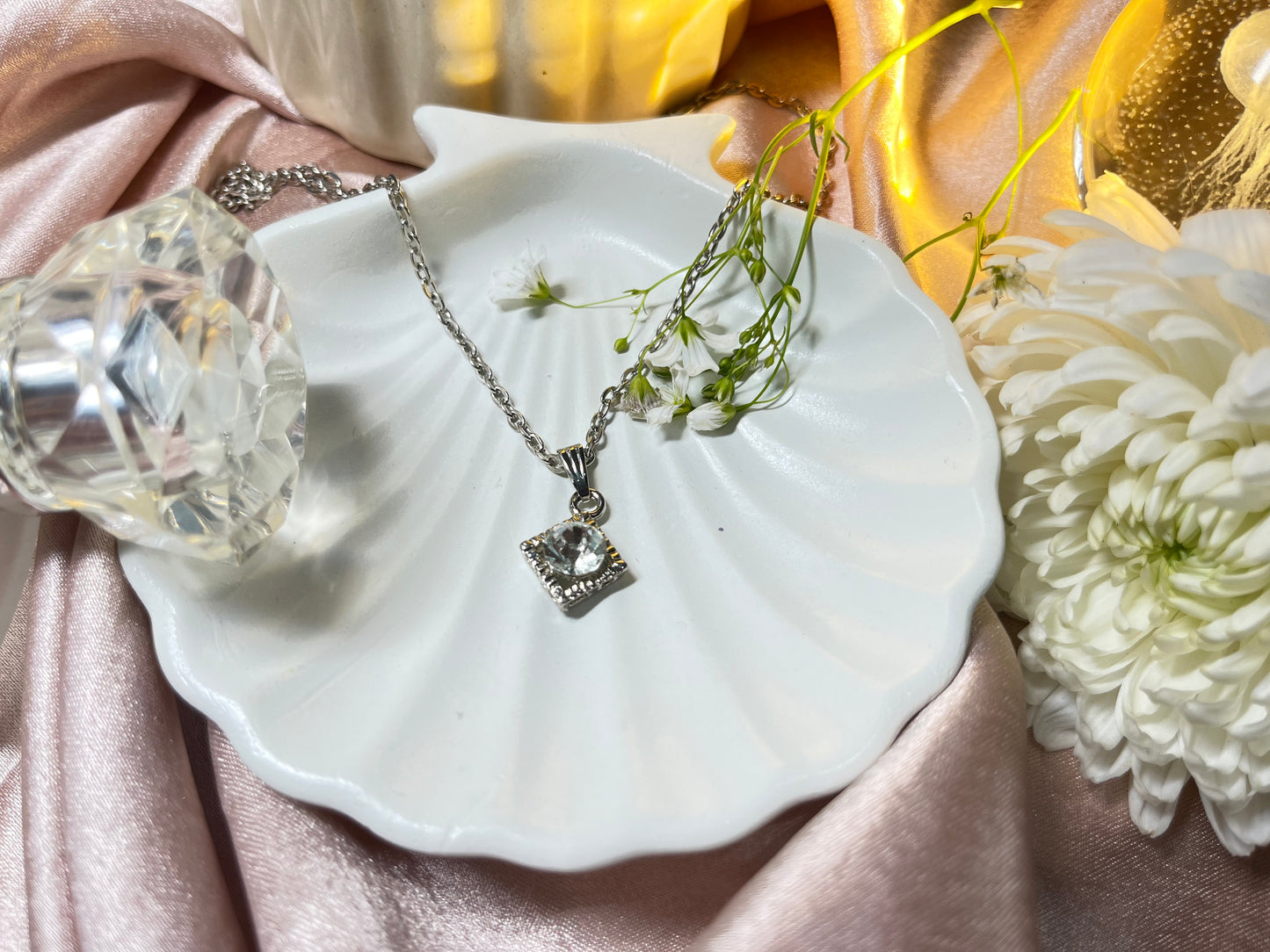 Lozenge Pendant Silver